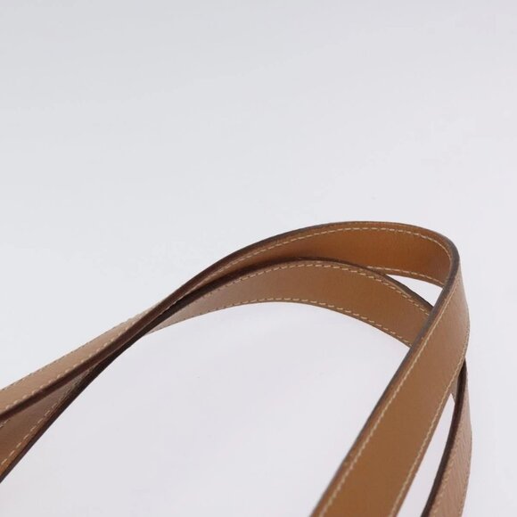 CELINE Macadam Canvas Shoulder Bag Beige Gold Auth - Picture 8 of 16